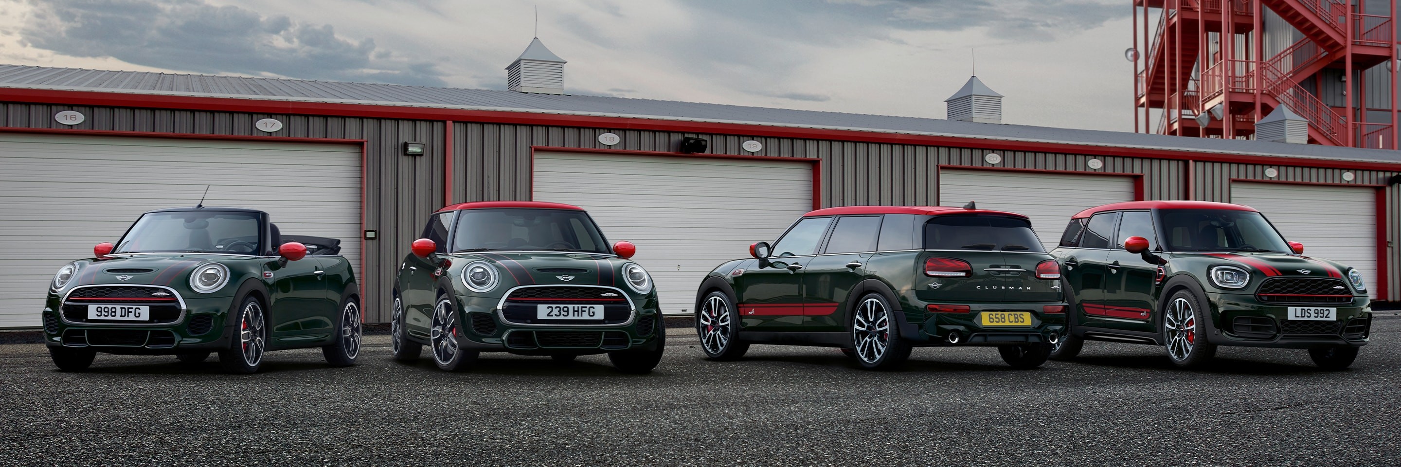 MINI Cabriolet JCW - MINI Hatch 3 portes JCW - MINI Countryman JCW - MINI Clubman JCW